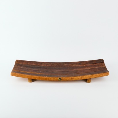 An Oak Barrel Platter