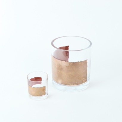 A Pair Of Crystal Paola Navone Vases For Egizia