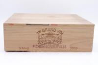 (3) 2003 Chateau Pichon-Longueville au Baron de Pichon-Longueville, Pauillac 1500ml (OWC) [JR17.5] [WS95]