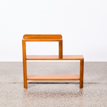 An Art Deco Rimu Bookcase