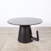 A Classique Black Oak Dining Table