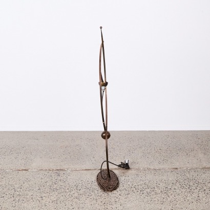 A BLK Metal Floor Lamp