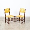 A Pair of 1950s French Dining Chairs
