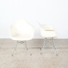A Pair Of Eames DKR Fiberglass Armchairs For Herman Miller