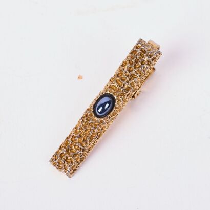 A Vintage Anson Gold Toned Tie Clip