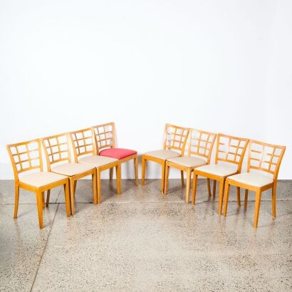 A Set Of Eight Thonet Dining Chairs