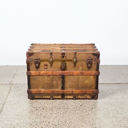 A Large Antique Trunk