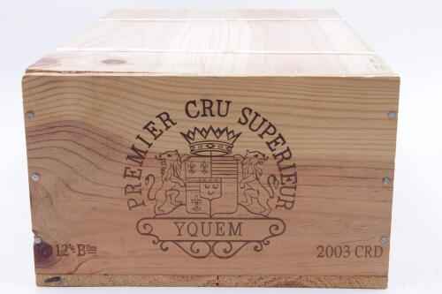 (12) 2003 Chateau d'Yquem, Sauternes (OWC) (12) 2003 Chateau d'Yquem, Sauternes (OWC) [JR19] [RP96] 375ml