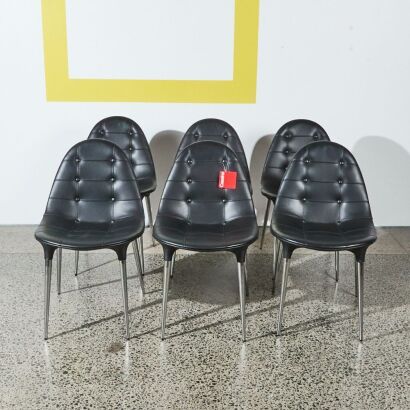 A Suite of Six Caprice Dining Chairs by Philippe Starck for Cassina