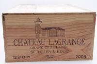 (12) 2003 Chateau Lagrange, Saint-Julien (OWC)