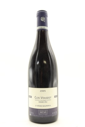 (1) 2005 Domaine Anne Gros Clos de Vougeot Grand Cru Le Grand Maupertui, Cote de Nuits [JR17]