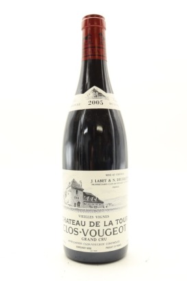 (1) 2005 Labet & Dechelette Chateau de La Tour Clos de Vougeot Vieilles Vignes Grand Cru, Cote de Nuits [JR18.5]