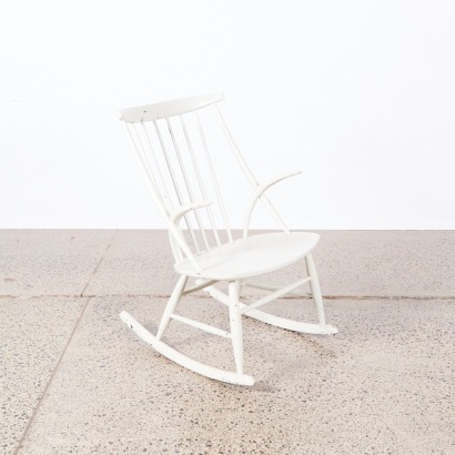 An Illum Wikkels Rocking Chair for Niels Eilersen