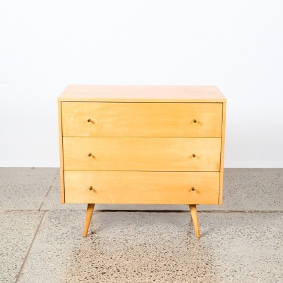 A 1950s Paul McCobb 'Planner' Group Series 3-Drawer Chest for Winchendon Furniture, USA