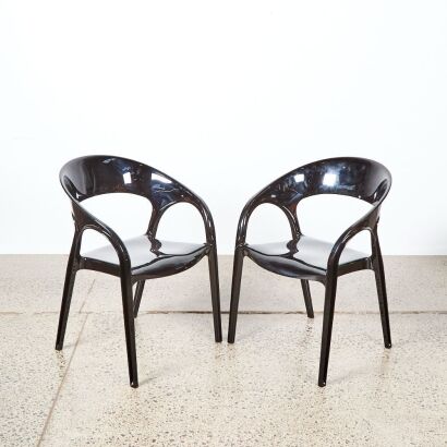 A Pair Of Gossip Chairs By Pedrali