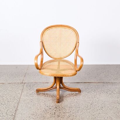 A Bentwood Swivel Chair
