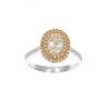 18ct White Gold Fancy Yellow Diamond Ring