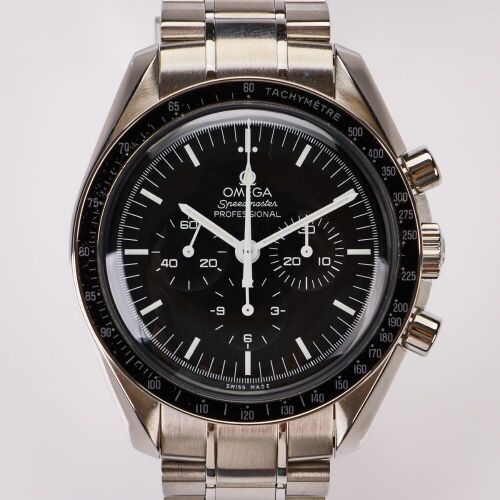 OMEGA, 42mm Speedmaster Moonwatch Professional Hesalite Wristwatch, circa 2018 - Near new