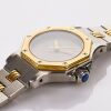 Stainless Steel / Yellow Gold, 25mm Cartier Santos Ontagonal&eacute; "Ghost Dial" Automatic Wristwatch - 2