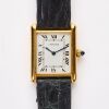 A Rare, Vintage, Cartier Tank Louis Cartier "Paris Dial" 18ct Yellow Gold Wristwatch, circa 1970's