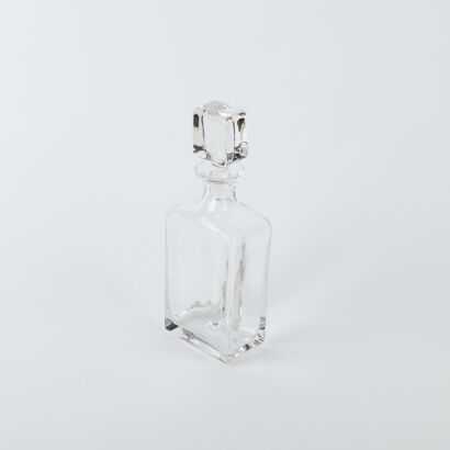 A Holmegaard Vintage Pinched Glass Decanter