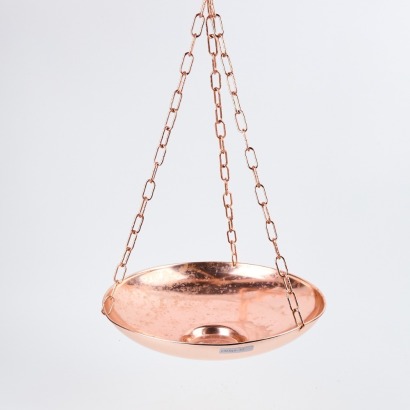 A Mid-Century Anodised Hanging Planter