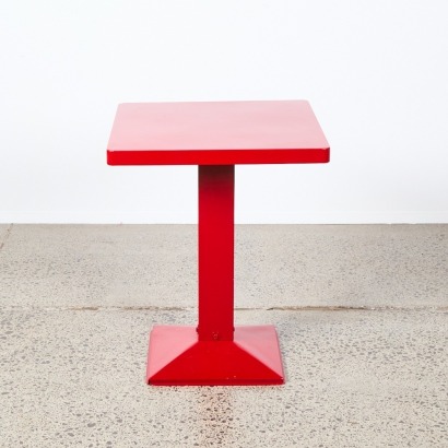 A Tolix Cafe Table