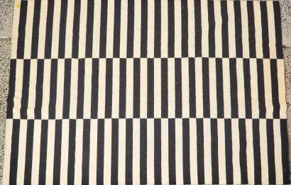 An Ikea Stockholm Rug