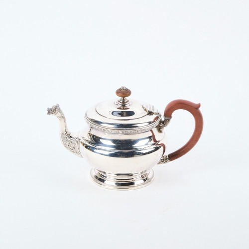 A Sterling Silver Tea Pot