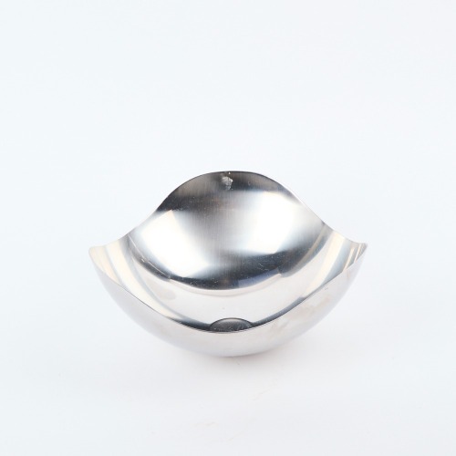 A Georg Jensen Bloom Large Stainless Steel Bowl