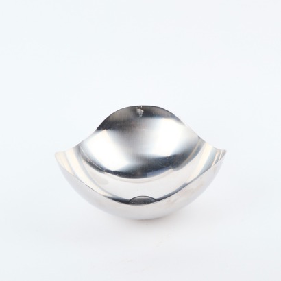 A Georg Jensen Bloom Large Stainless Steel Bowl