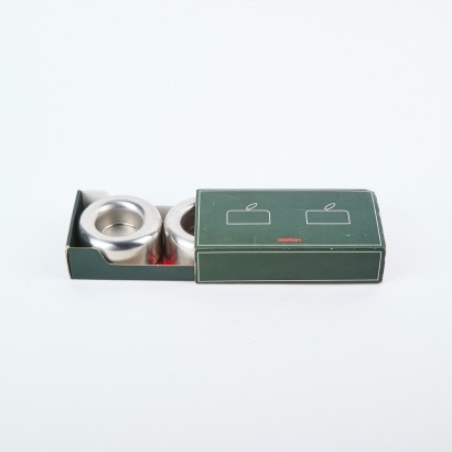 A Pair Of Stelton Bloom Tealight Holders