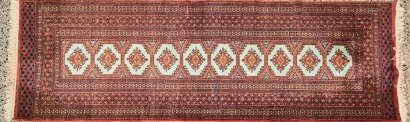 A Hand Knotted Silk Runner