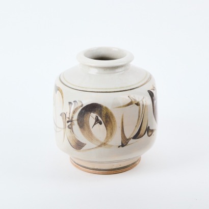A Large Square Form Dave Marden Floor Pot