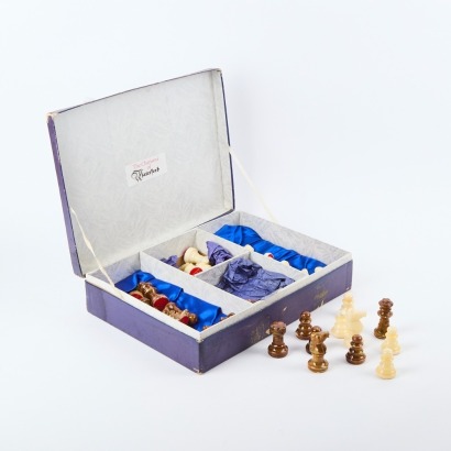 A Set of Vintage Italian Chess Pieces