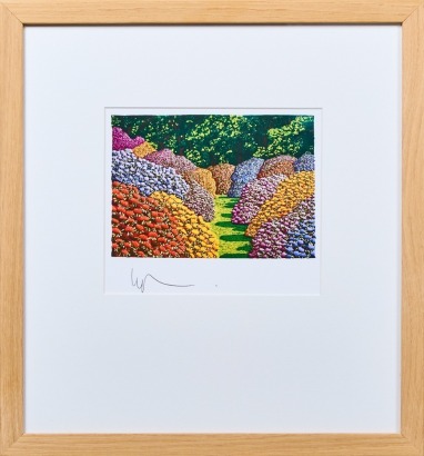A Signed Karl Maughan Zig Zag Road Print