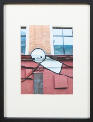 A STIK London Street Artist Framed Print