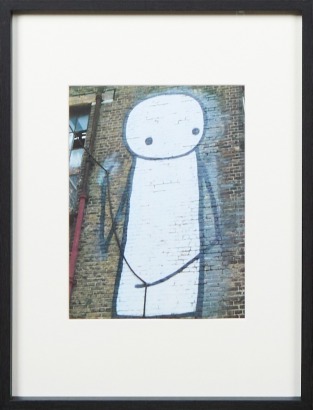 A STIK London Street Artist Framed Print