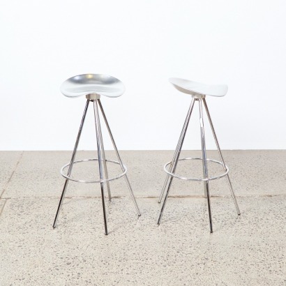 A Pair of Jamaica Bar Stools by Pepe Cortes for Amat