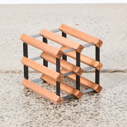 A Four Bottle Wine Rack