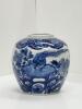 A Chinese Qing Dynasty Blue and White 'Flower and Bird' Jar (Da Qing Kangxi Nian Zhi Mark)