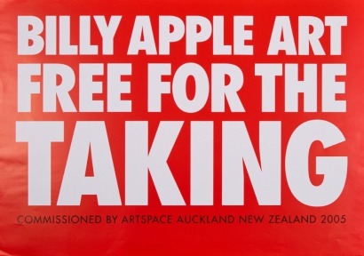 BILLY APPLE Free For the Taking