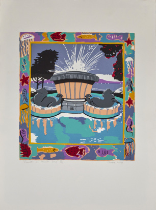 PAMELA WOLFE Fountain at Mission Bay