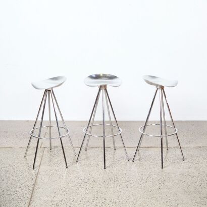 A Trio of Jamaica Bar Stools by Pepe Cortes for Amat