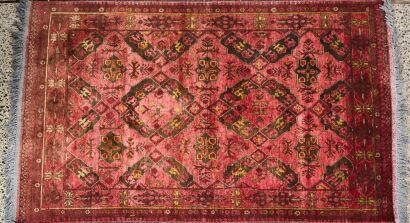 A Vintage Hand Knotted Persian Rug