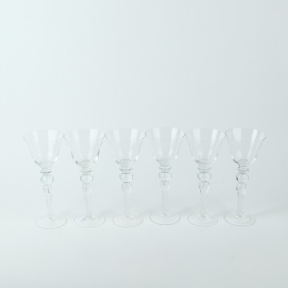 A Set of Six Large Glasses