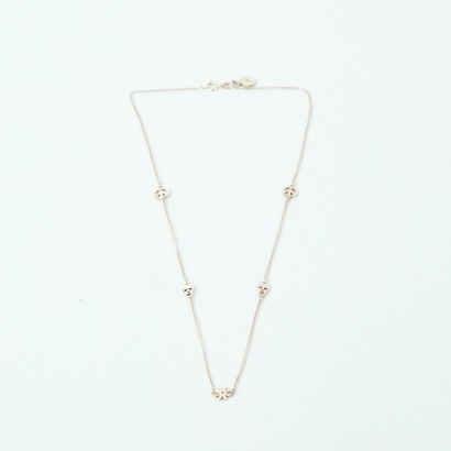 A Karen Walker Silver Mini Charm A Necklace