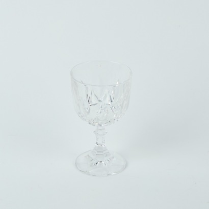 A Set of Six Crystal Wine Glasses