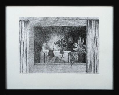 A Drawing of a Staged Night