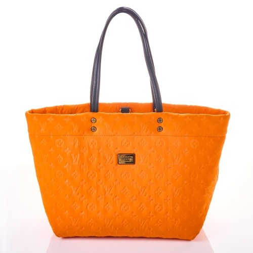 Louis Vuitton, Limited Edition Orange Monogram Neoprene Scuba Tote